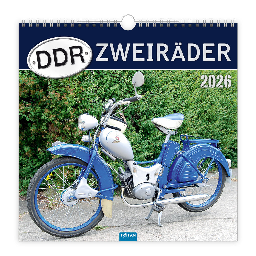 Kalender Trötsch Technikkalender DDR-Zweiräder 2026.