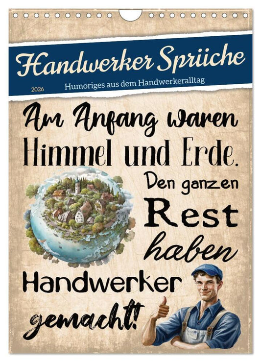 Kalender Handwerker Sprüche