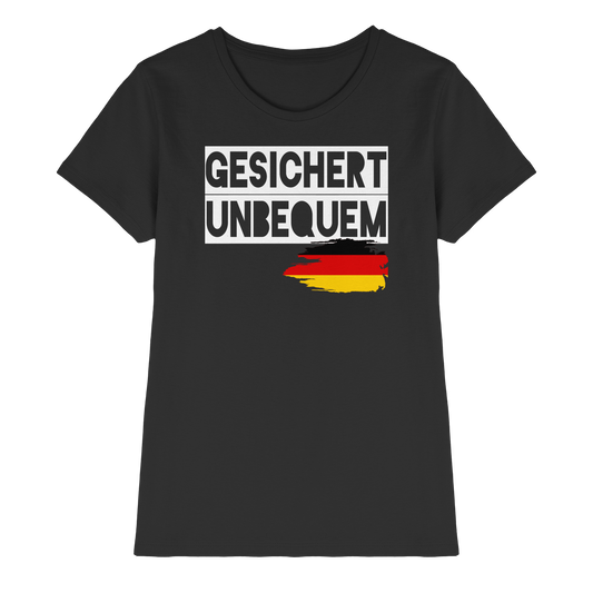 Gesichert Unbequem - Ladies Premium Shirt