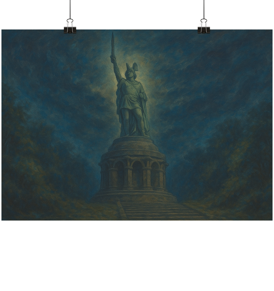 Hermannsdenkmal Kunstdruck - Poster Din A3 (quer)