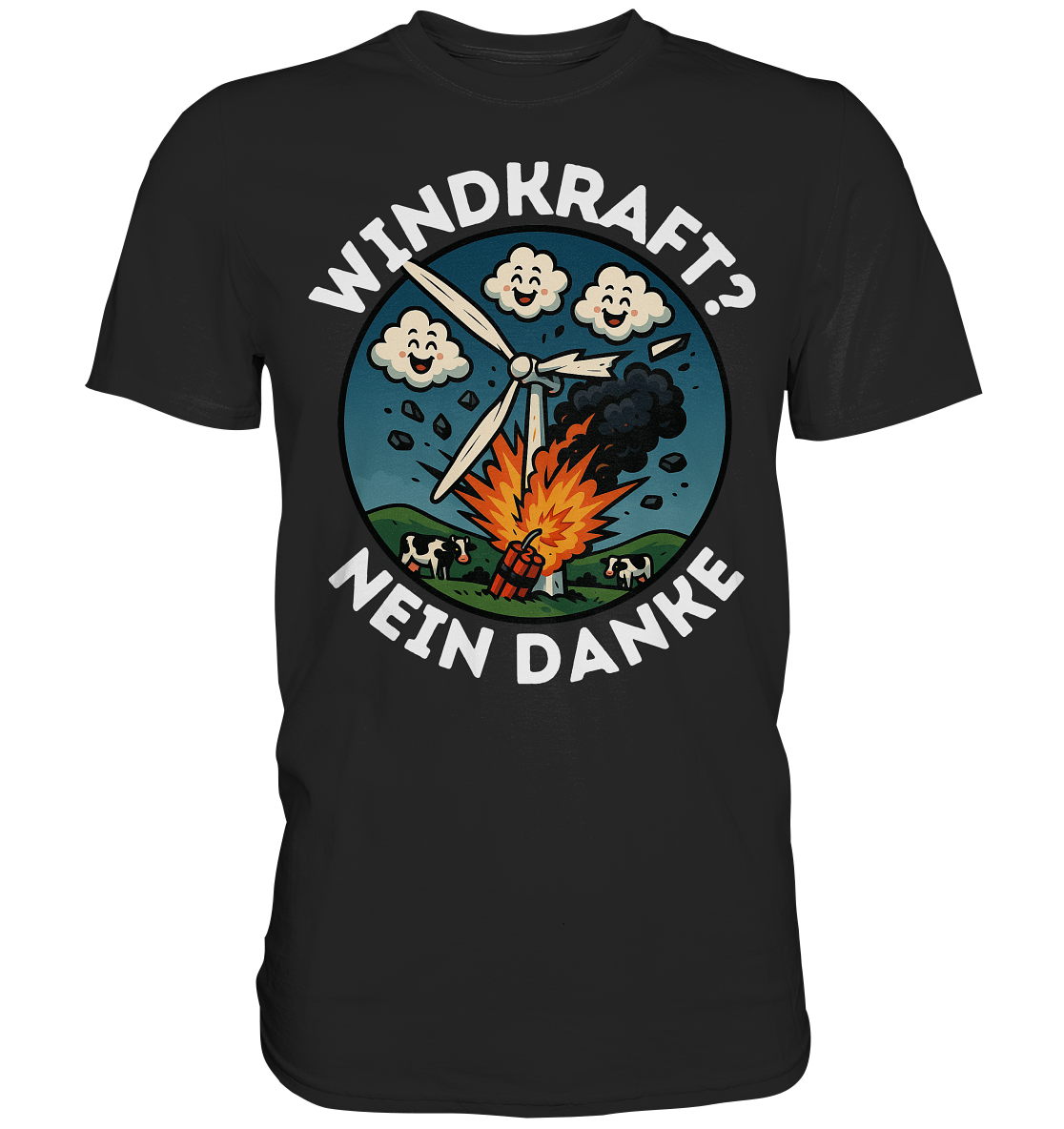 Windkraft? Nein Danke - Premium Shirt