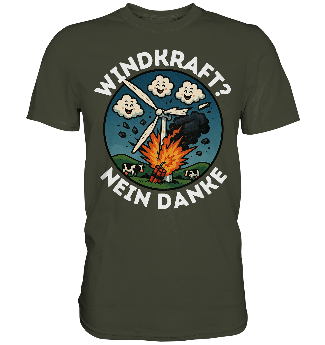 Windkraft? Nein Danke - Premium Shirt