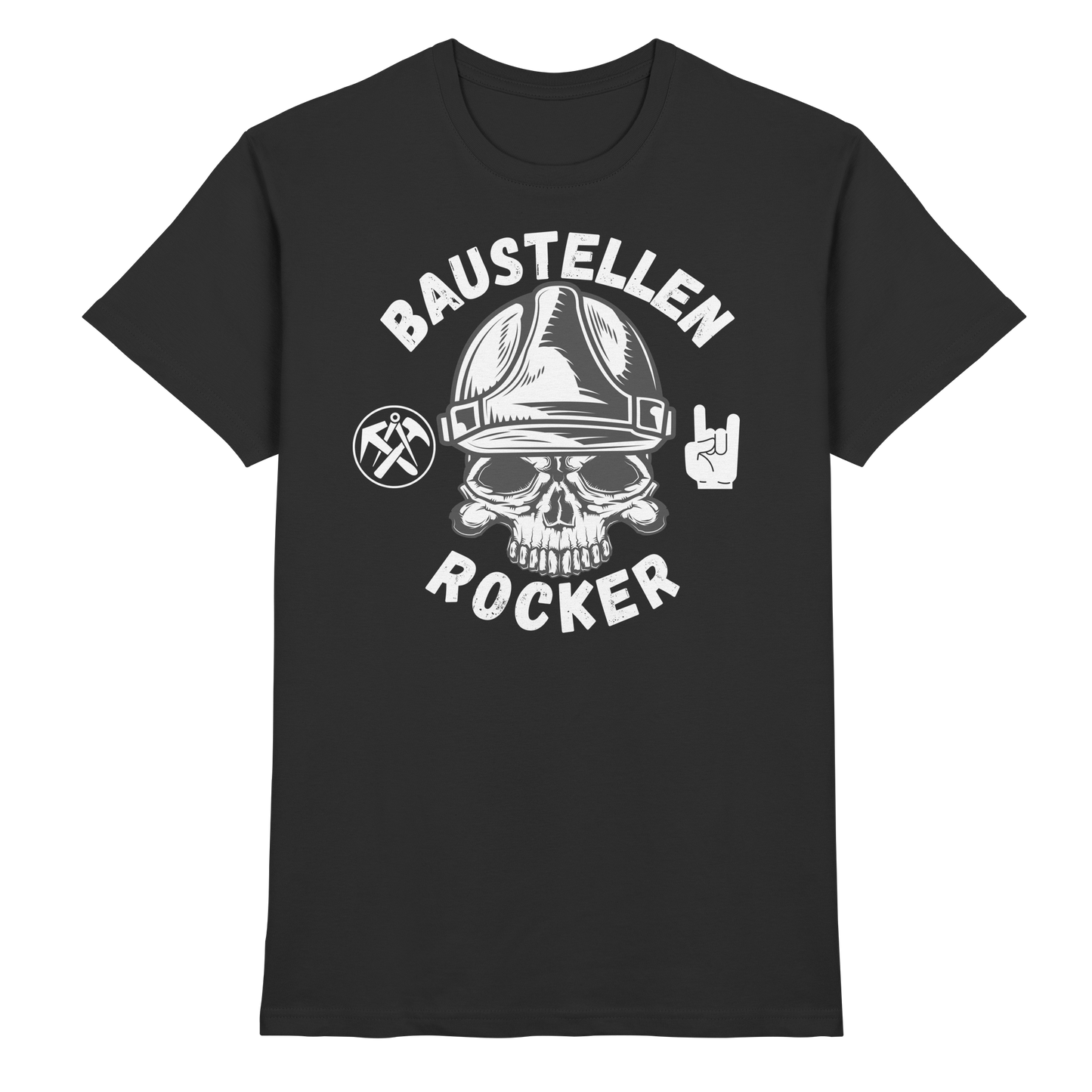 Baustellen Rocker Dachdecker - Premium Shirt