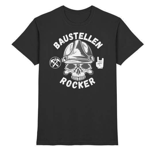Baustellen Rocker Dachdecker - Premium Shirt