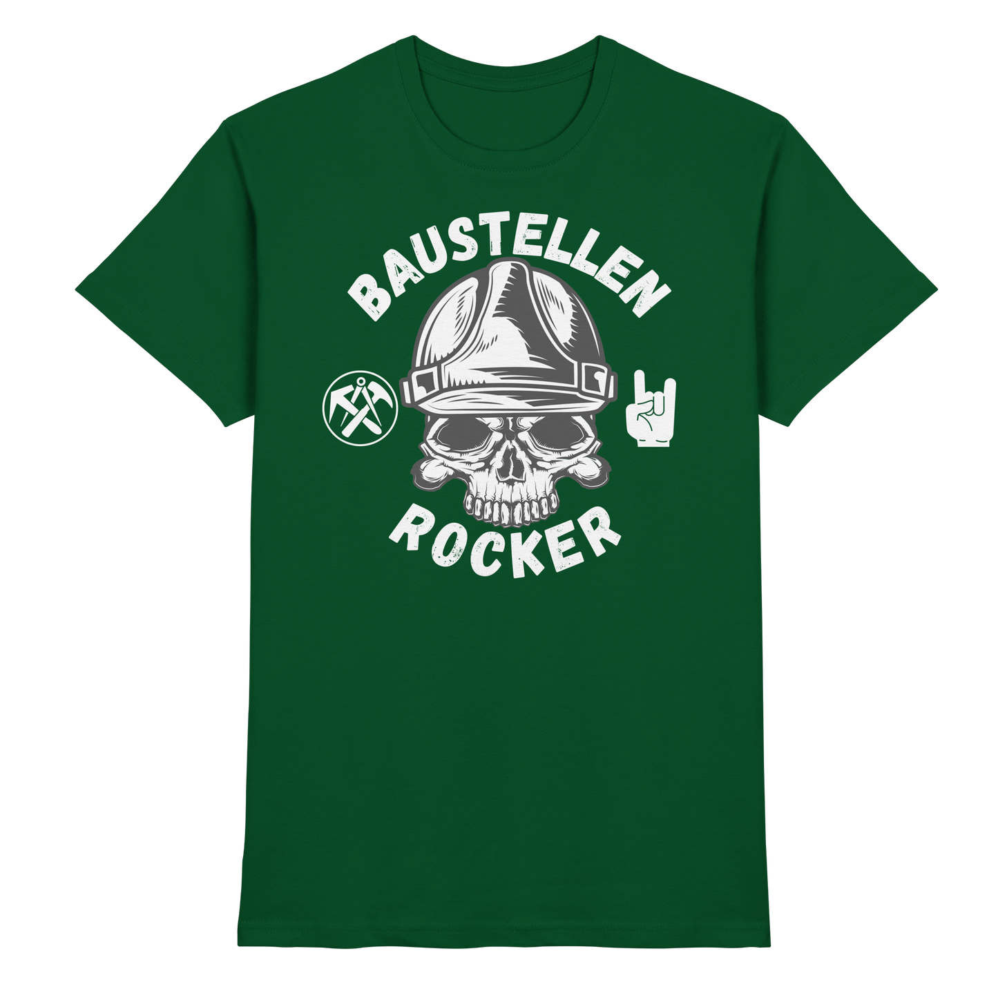 Baustellen Rocker Dachdecker - Premium Shirt