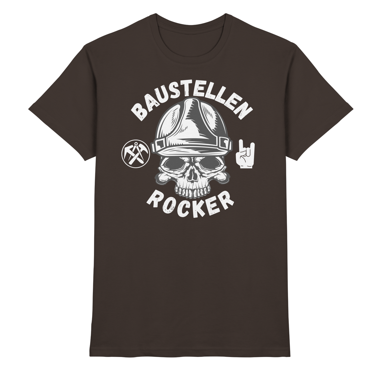 Baustellen Rocker Dachdecker - Premium Shirt