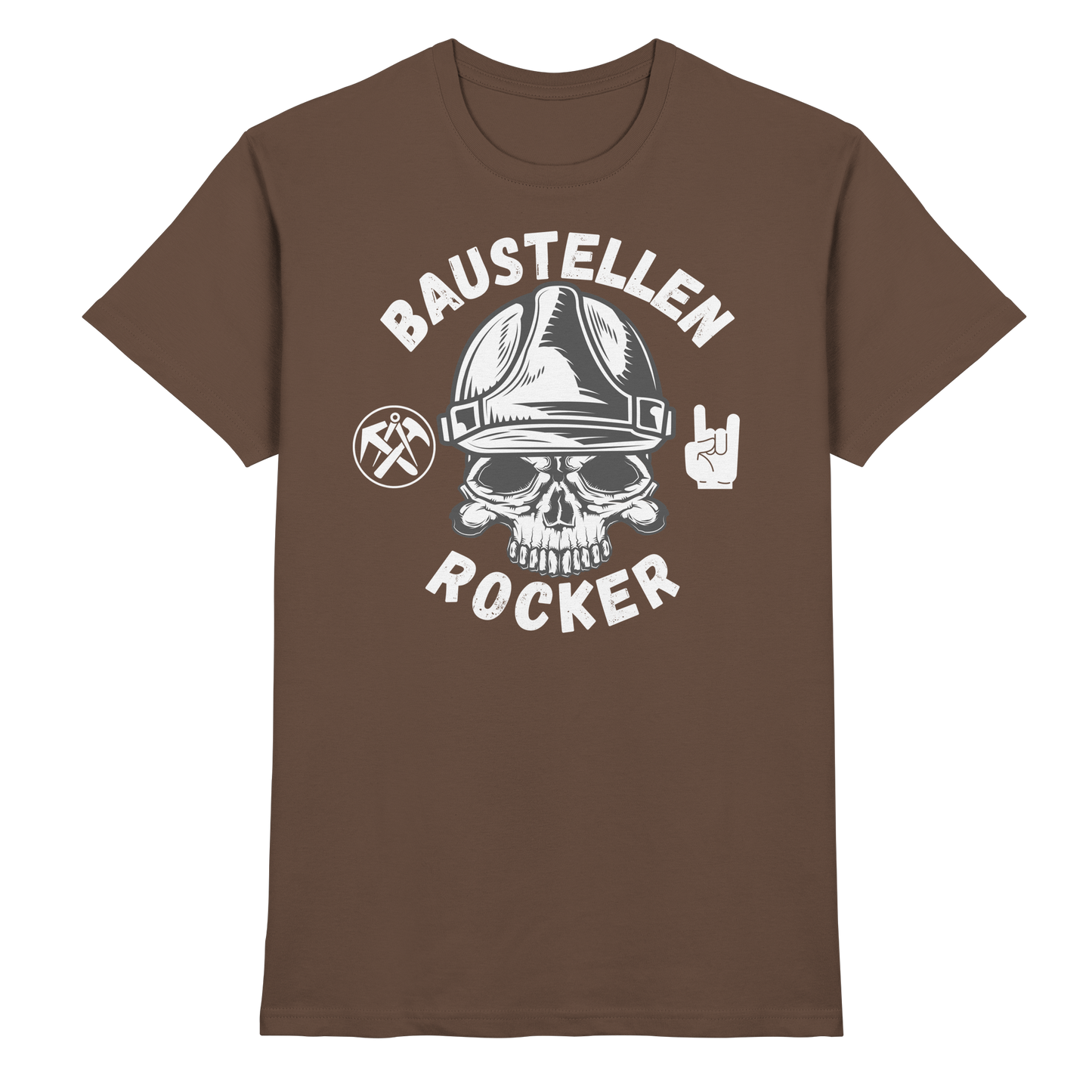 Baustellen Rocker Dachdecker - Premium Shirt