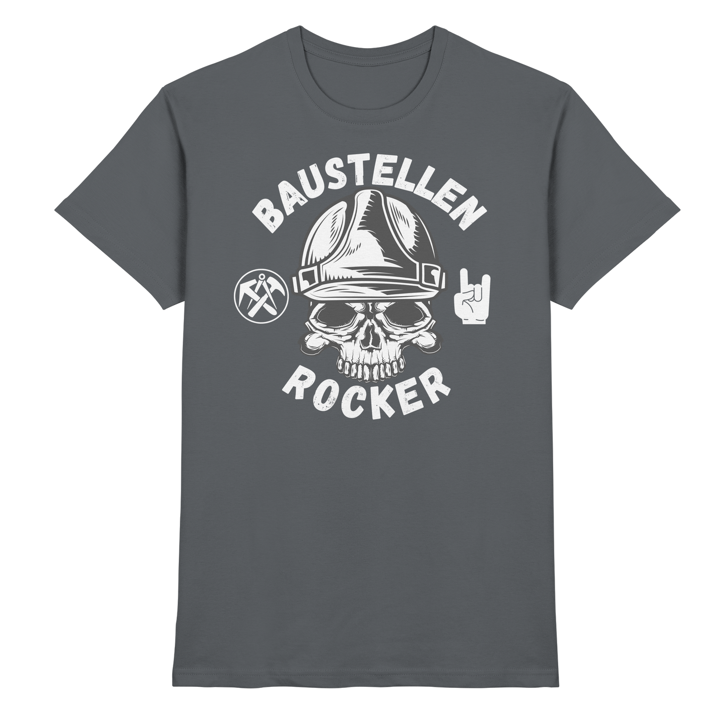 Baustellen Rocker Dachdecker - Premium Shirt