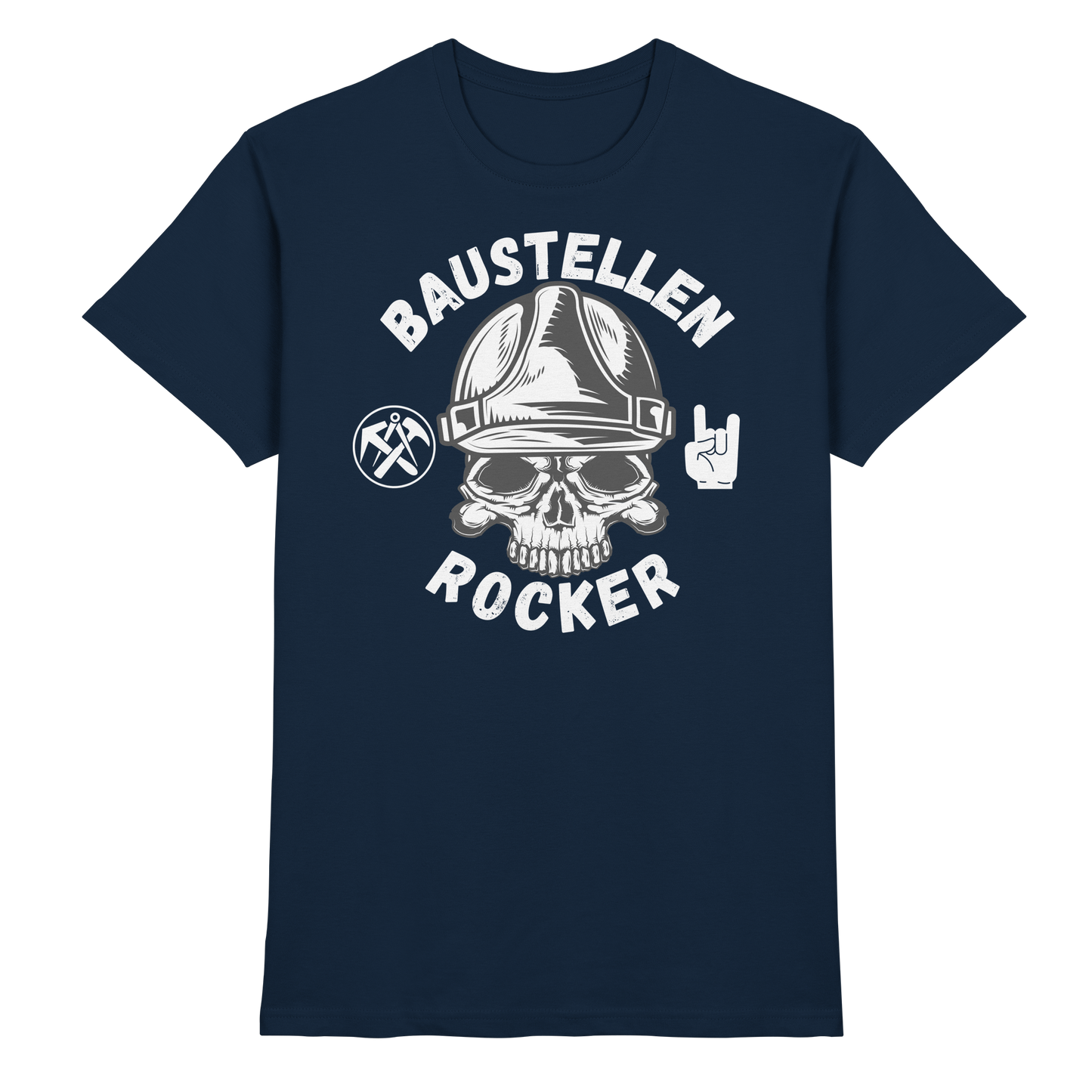 Baustellen Rocker Dachdecker - Premium Shirt