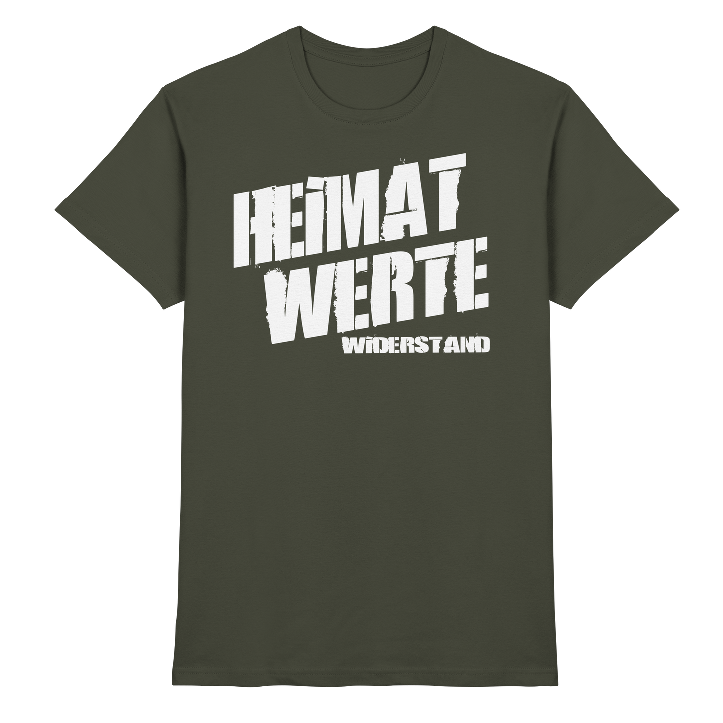 Heimat Werte Widerstand - Premium Shirt