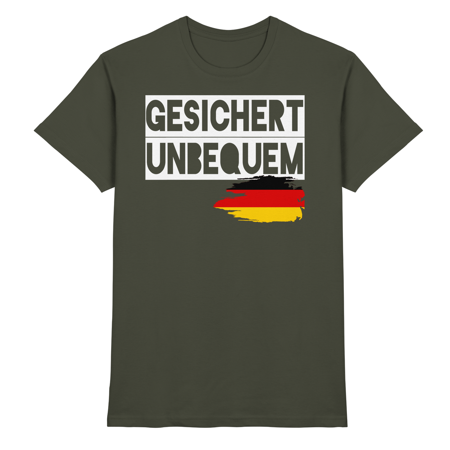 Gesichert Unbequem - Premium Shirt