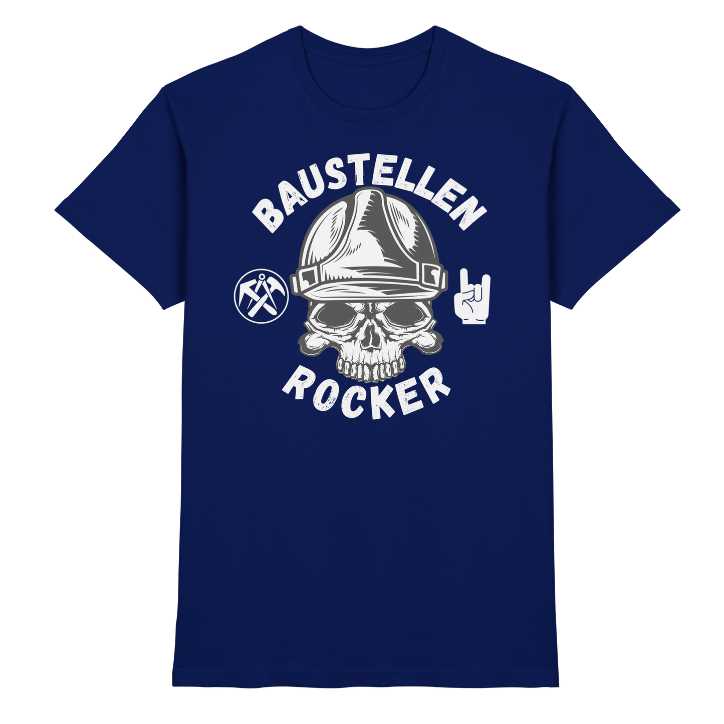 Baustellen Rocker Dachdecker - Premium Shirt